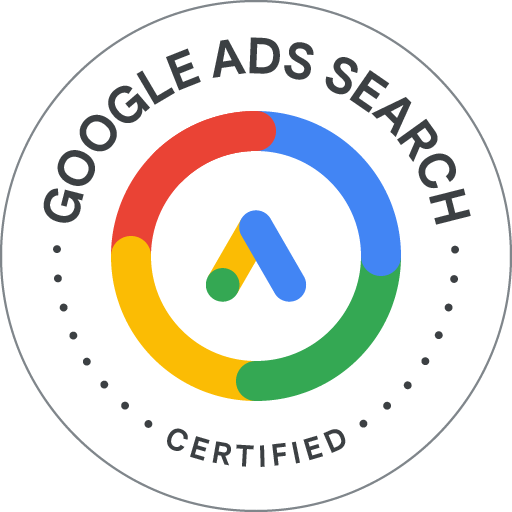 Wir sind Google Ads Search zertifiziert